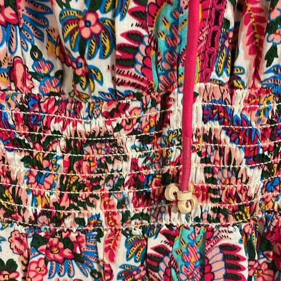 NATURAL LIFE Floral Mini Dress - Pink and Blue - Picture 3 of 6